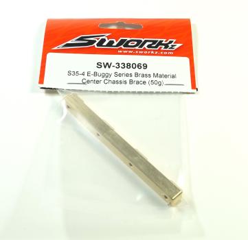 SWORKz Chassis Verstrebung mitte Messing (50g)